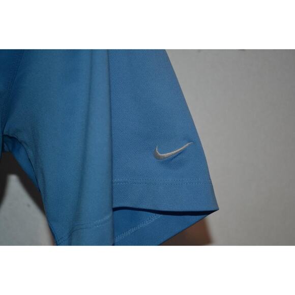 40778 Nike Golf Polo Shirt Athletic Blue Polyester Size XL Mens - Picture 4 of 7